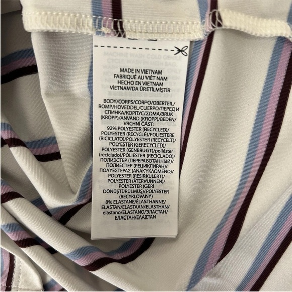 RLX Ralph Lauren Women's Tailored Fit Sleeveless Top Striped Size M - NWT $110 - Picture 15 of 16